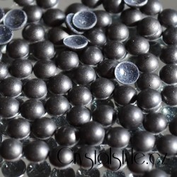 Sada hot-fix perel barva ČERNÁ - 2 mm, 3 mm, 4 mm, 5 mm