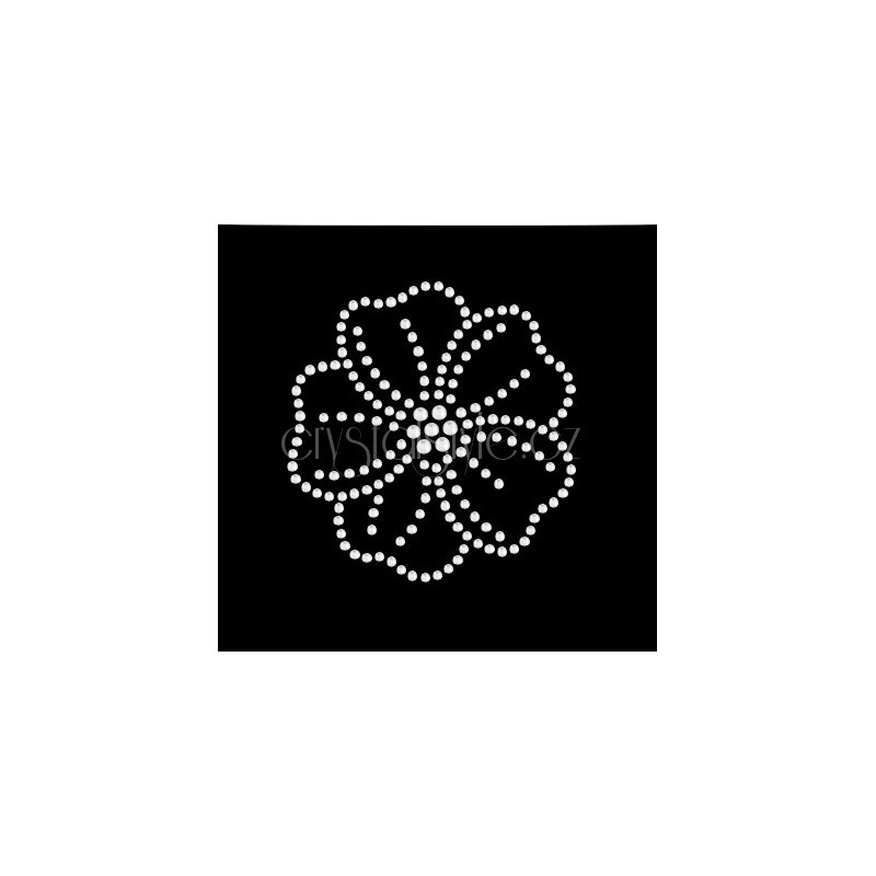 Nažehlovací aplikace CS408 květ