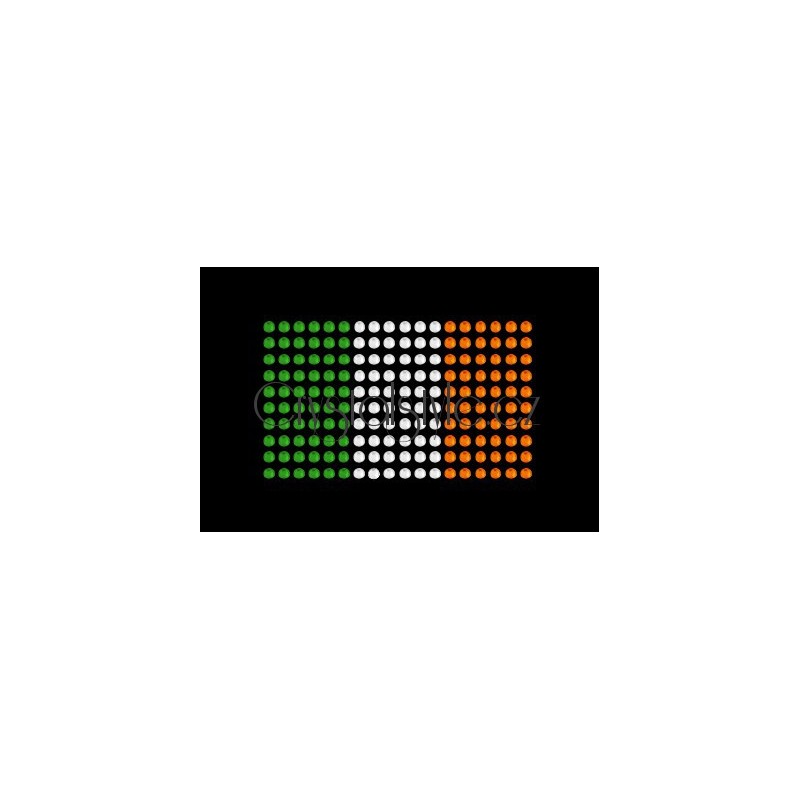 Nažehlovací aplikace CS221 vlajka Irsko