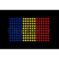 Nažehlovací aplikace CS222 vlajka Rumunsko