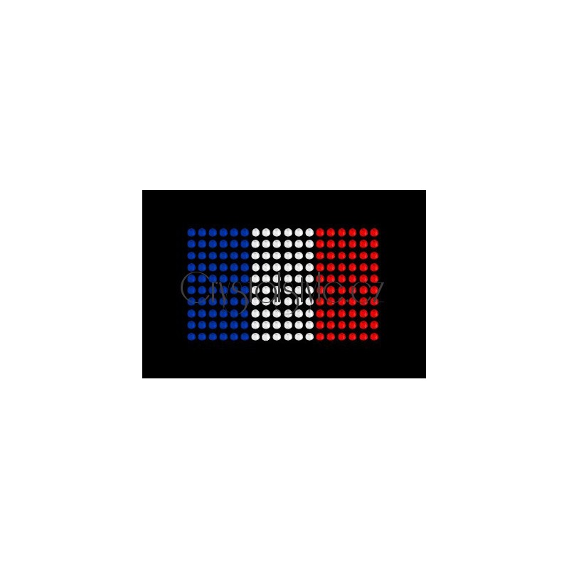 Nažehlovací aplikace CS223 vlajka Francie