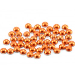 Hot-fix kamínky perly barva ORANŽOVÁ 3 mm