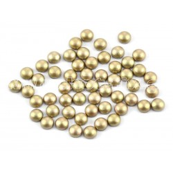 Hot-fix kamínky perly barva BÉŽOVÁ MATNÁ 5 mm