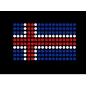 Nažehlovací aplikace CS226 vlajka Island