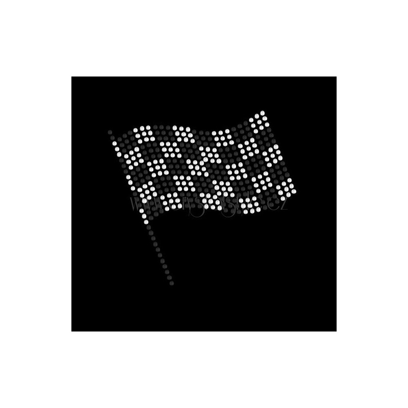 Nažehlovací aplikace CS294 šachovnicová vlajka