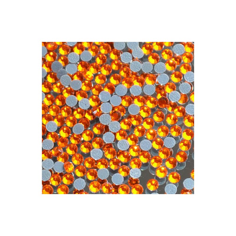 Skleněné hot-fix kamínky barva Orange velikost SS6