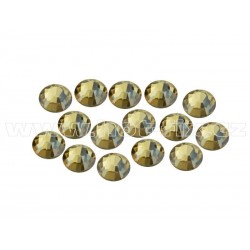 Celobroušené hot-fix kamínky EXTRA PREMIUM barva Gold Crystal vel. SS16