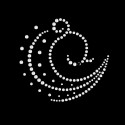 Nažehlovací aplikace CS177 abstraktní ornament