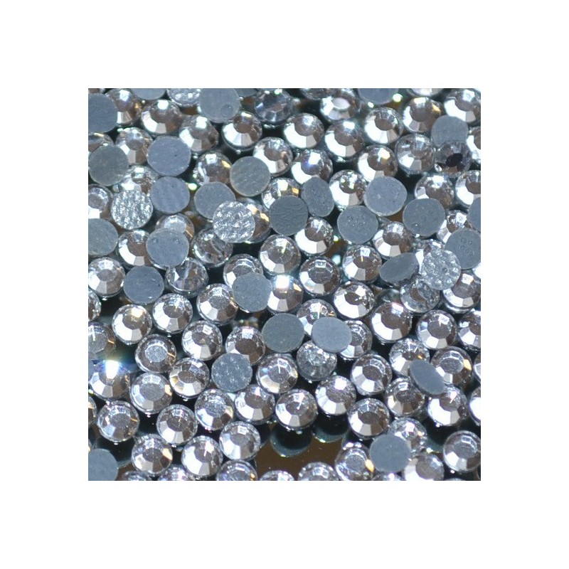 Skleněné hot-fix kamínky barva Crystal velikost SS10