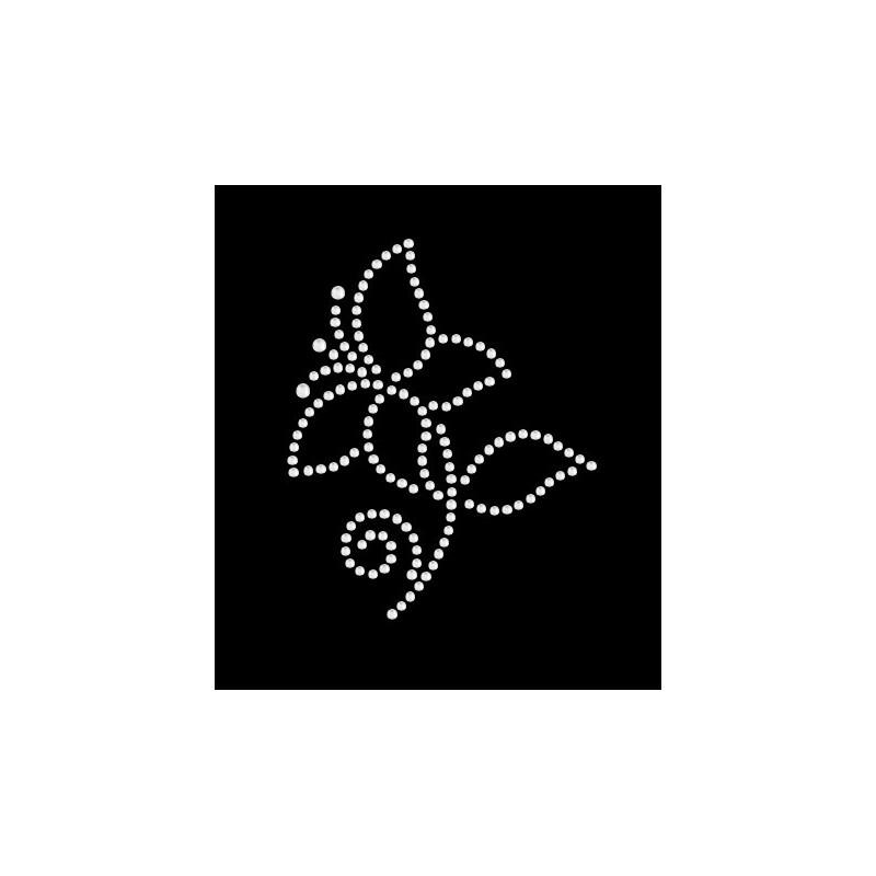 Nažehlovací aplikace CS117 květina