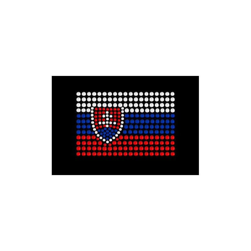 Nažehlovací aplikace CS205 vlajka SK