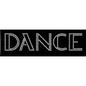 Nažehlovací aplikace CS298 nápis DANCE