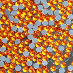 Skleněné hot-fix kamínky barva Orange velikost SS16