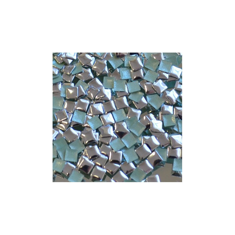 Kovové hot-fix kamínky tvarové - čtverce 3 × 3 mm