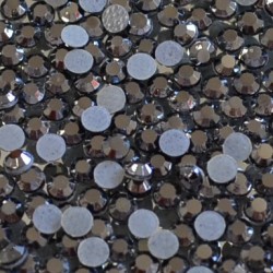 Skleněné hot-fix kamínky barva Jet hematite velikost SS6