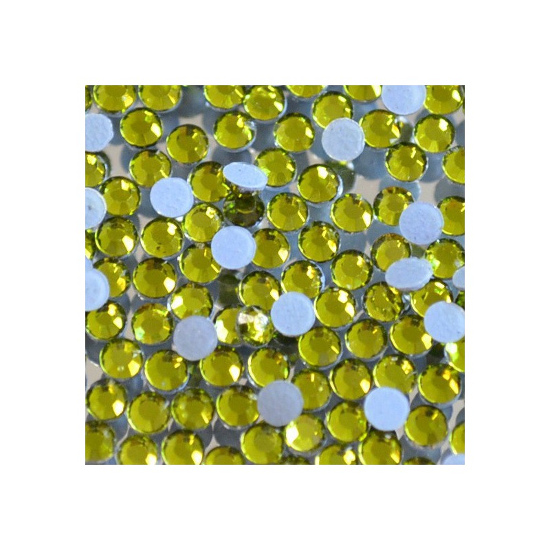 Skleněné hot-fix kamínky barva Olivine velikost SS6