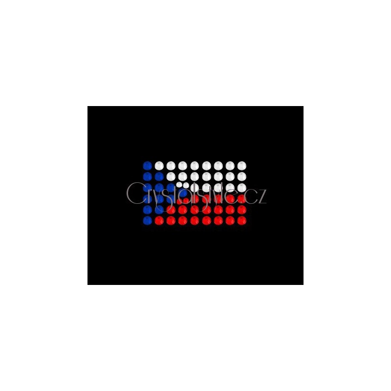 Nažehlovací aplikace CS398 vlajka ČR